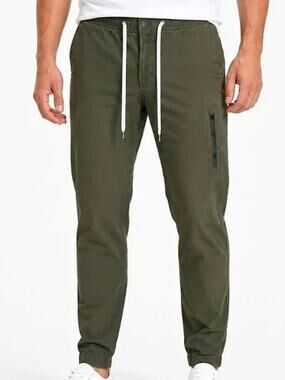 VUORI MEN'S RIPSTOP CLIMBER PANT SZ MED IN OLIVE EUC-LIKE NEW